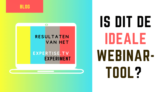 experiment ExpertiseTV webinar tool
