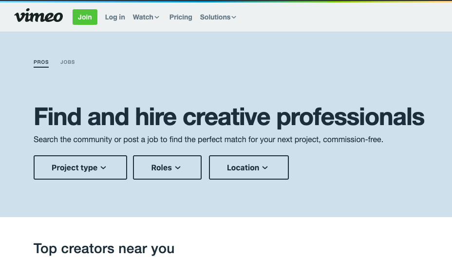 nieuwe service van vimeo