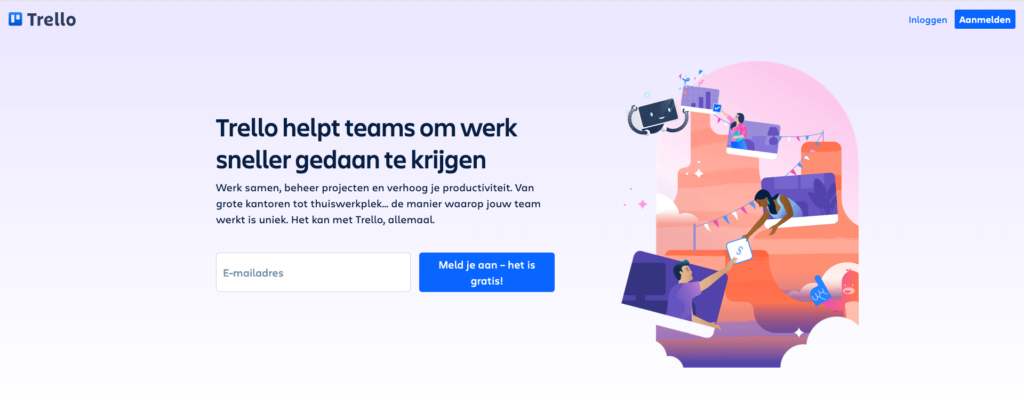 trello landingspagina