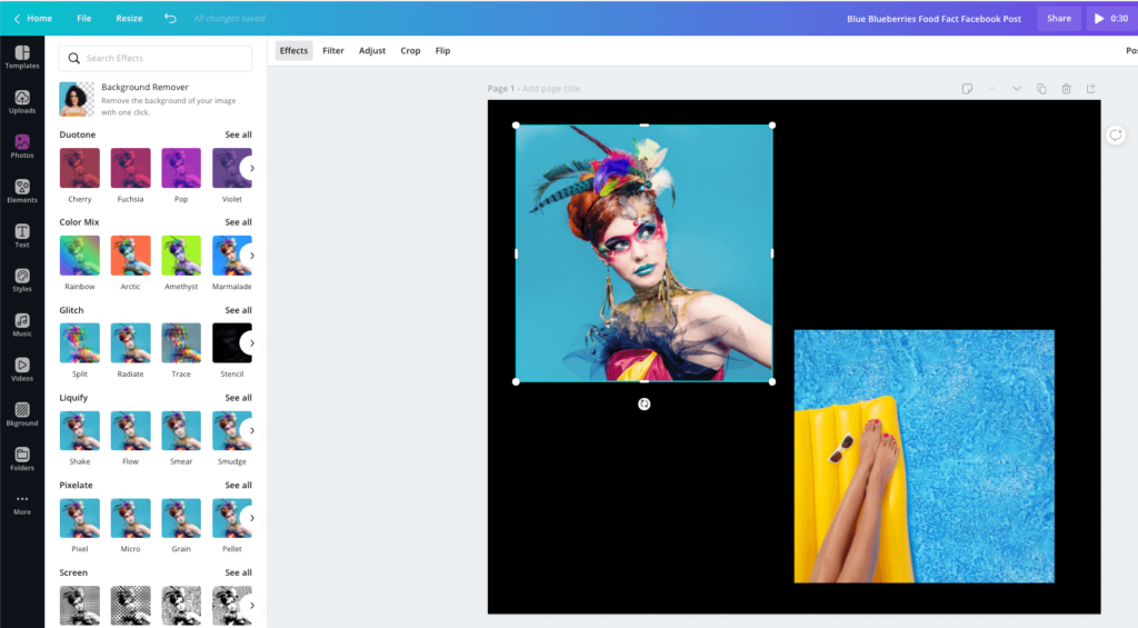 Canva Pro background remover 1