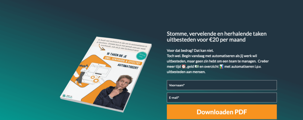 leadgeneratie met adpage