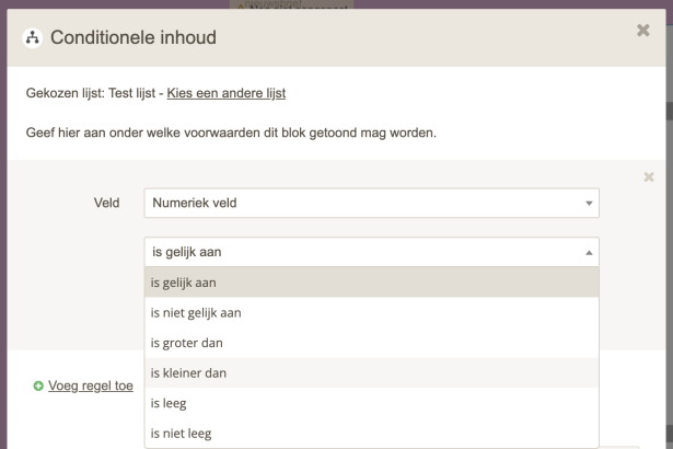 Laposta e-mailmarketing conditie in campagne 2